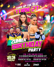 Birthday Zumba Class with Suzy, Giovanna & Brothers Twinz at BQE Fitness- Sunday 11/23
