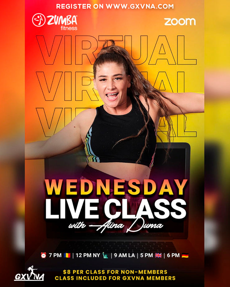 Livestream Zumba Class with Alina- Wednesday 10/30