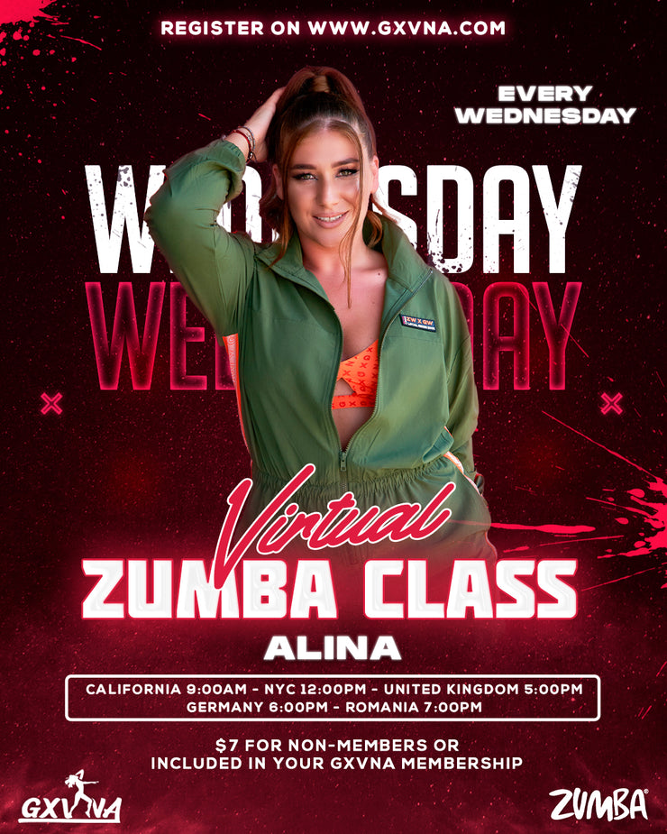 Livestream Zumba Class with Alina- Wednesday 2/26