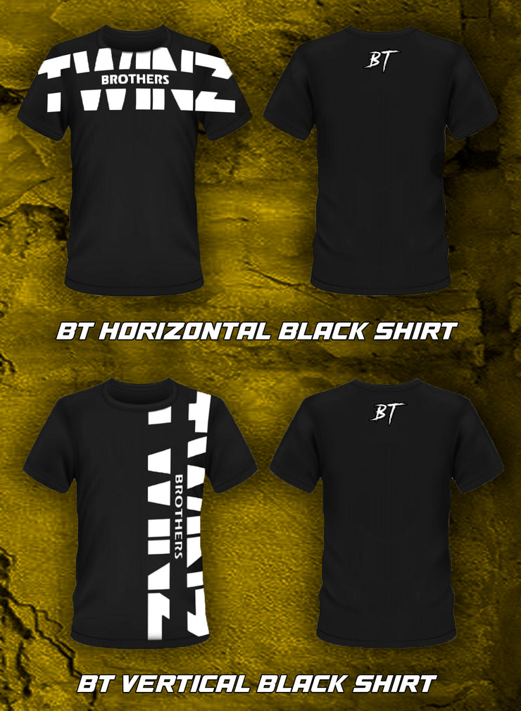 Brothers Twinz Black T-Shirt