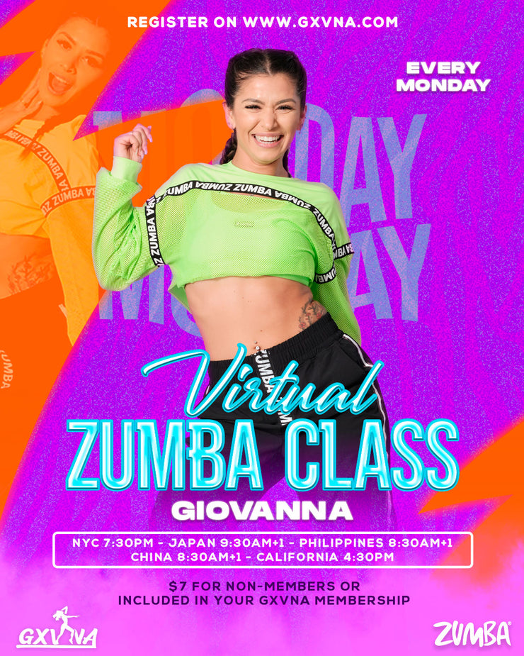 Livestream Zumba Class with Giovanna- Monday 2/24