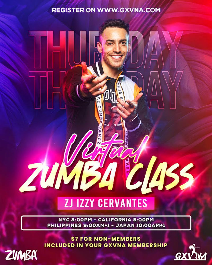 Livestream Zumba Class with Izzy- Thursday 2/27