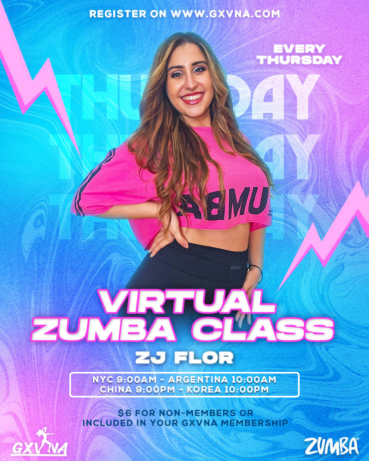 Livestream Zumba Class With Flor- Thursday, October 23, 9 AM ET