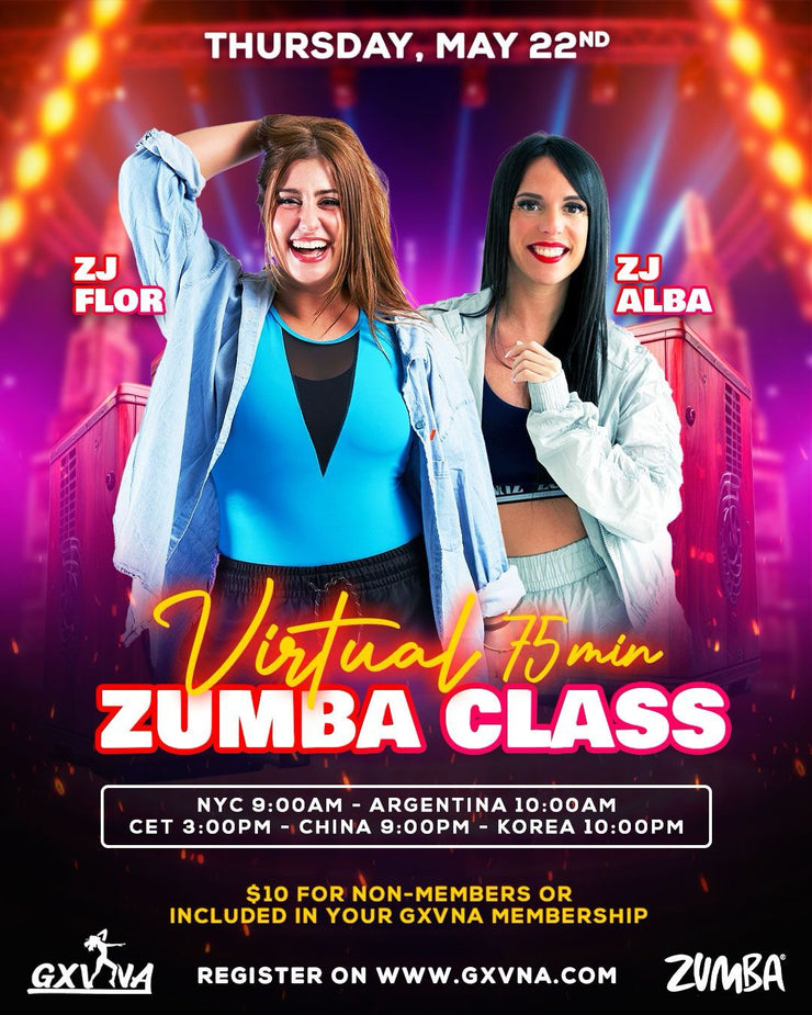 Livestream Zumba Class With Flor & Alba- Thursday 5/22