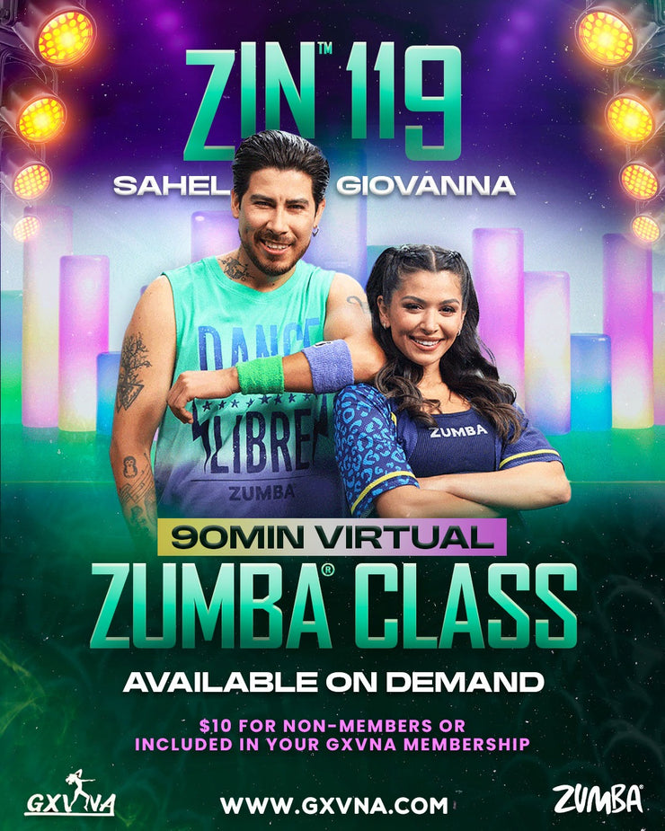 On Demand ZIN 119 Zumba Masterclass With Giovanna & Sahel- Sunday, October 5