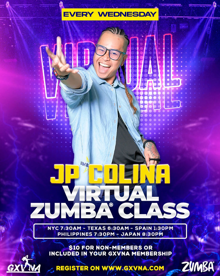 Livestream Zumba Class With JP - Wednesday, September 23, 7:30 AM